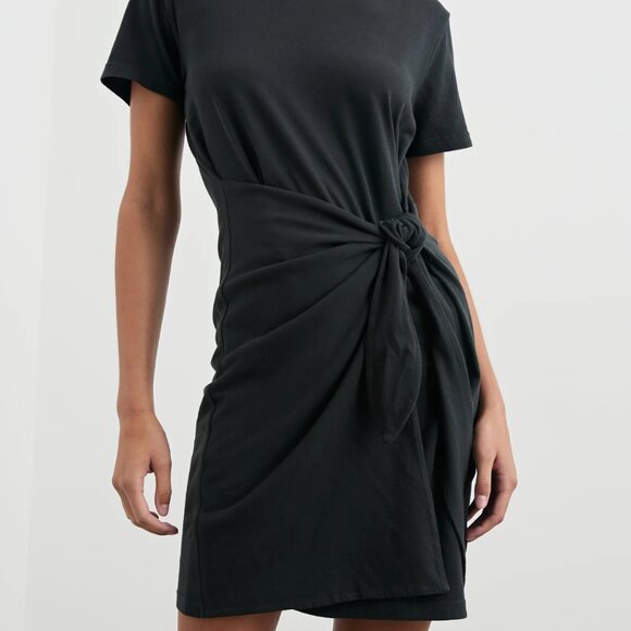 Rails Dresses & Skirts - Rails Edie Mini Wrap Dress Black Size Large